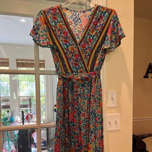 Boho floral summer dress boho floral summer maxi dress XL - worn once